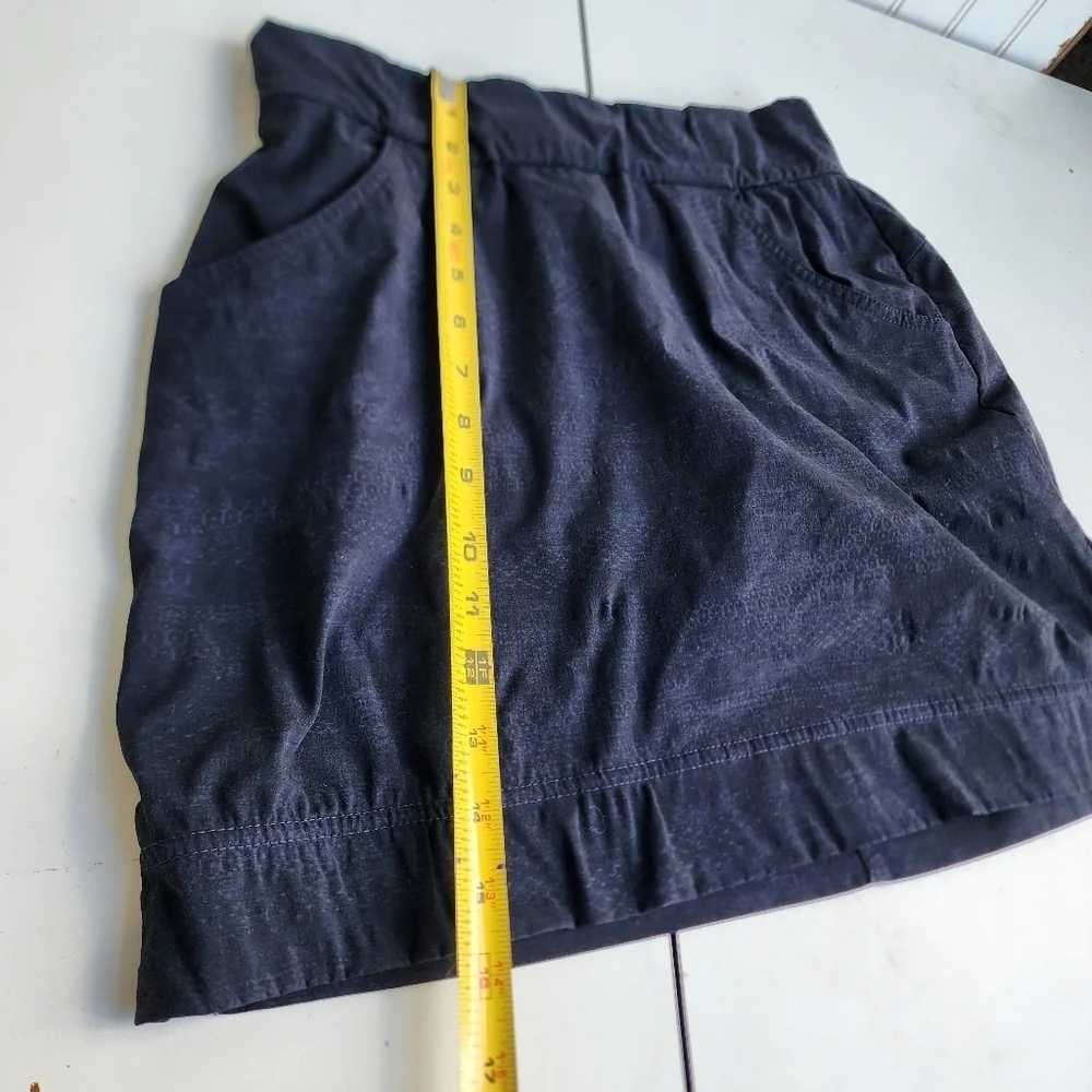 Columbia PFG Girls Black Active Fishing Skort Skirt Stretch Size Med (10-12)